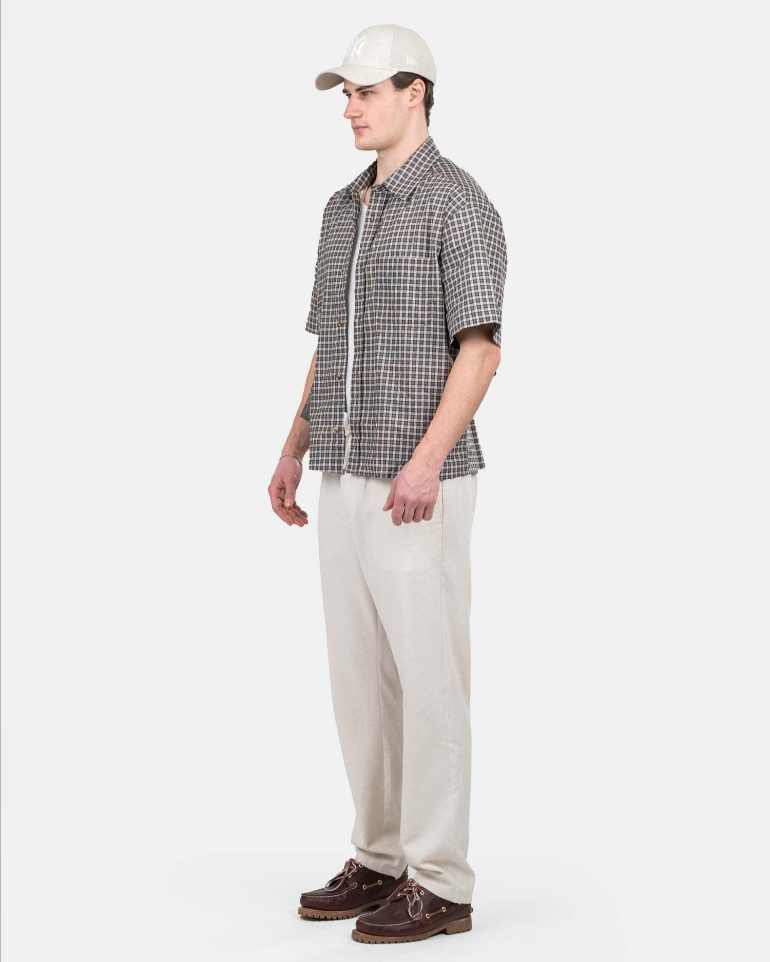 Heavyweight Hørbukser Beige | Skagen - clothing.dk